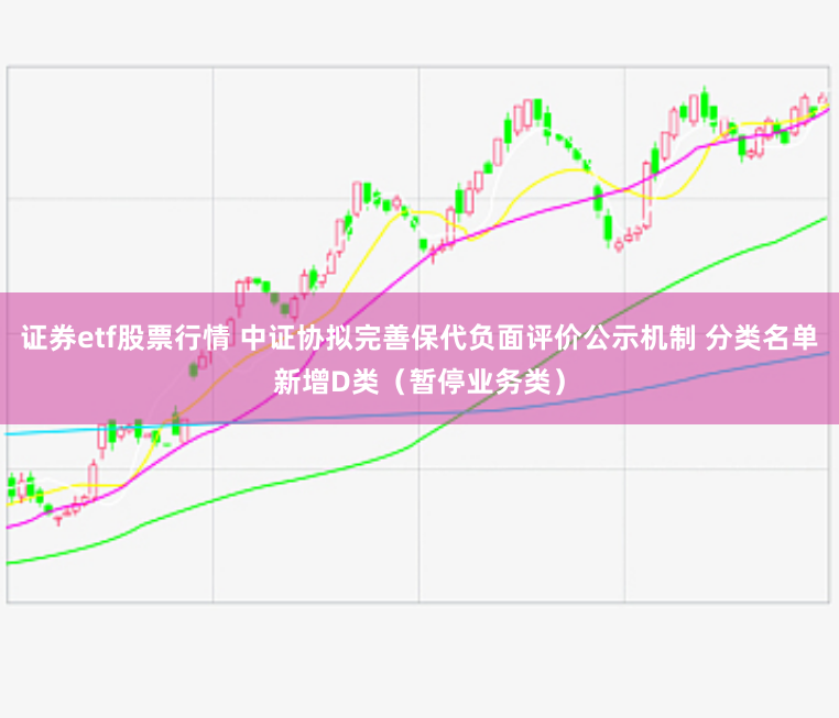 证券etf股票行情 中证协拟完善保代负面评价公示机制 分类名单新增D类（暂停业务类）